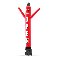 6 Foot OPEN Red Tall Air Dancers with Blower by Look Our Way