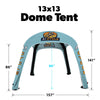 Image of Custom Inflatable Dome Tent - Select Basic Package