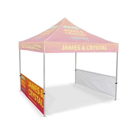 Custom 10ft x 10ft Half Side Wall Set