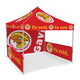 Custom Canopy Tent with Full Back & Half Side Walls