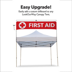 Custom Canopy Tent Billboard Banner