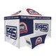 Custom Canopy Tent with Three Back Walls & Table Cover