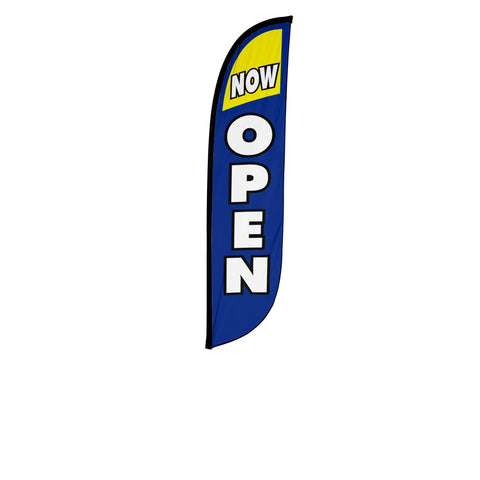 Now Open Feather Flag