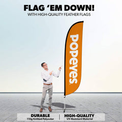 Popeye's Feather Flag