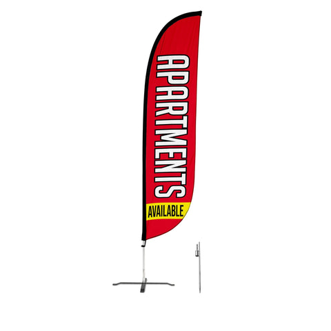 Apartments Available Feather Flag