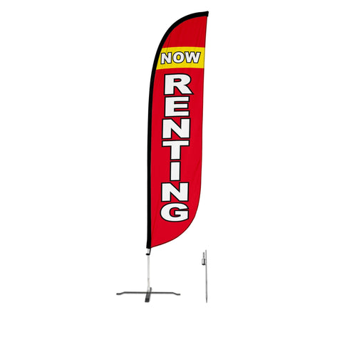 Now Renting Feather Flag