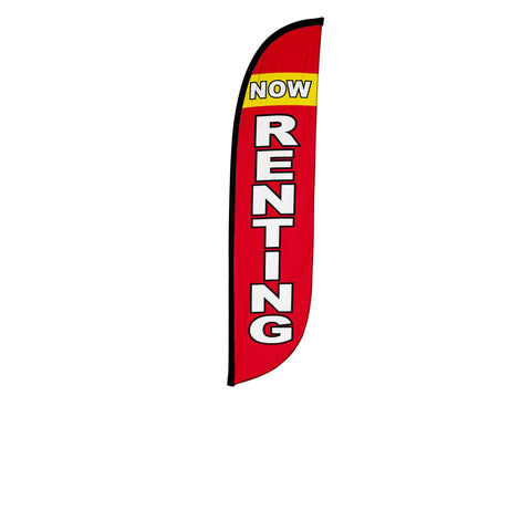 Now Renting Feather Flag