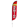 Image of Now Renting Feather Flag