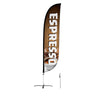 Image of Espresso Feather Flag
