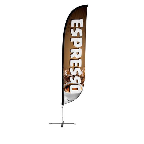 Espresso Feather Flag