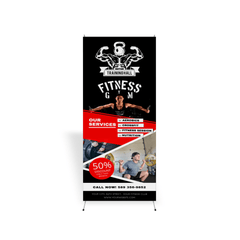 Custom X-Stand Display Banner