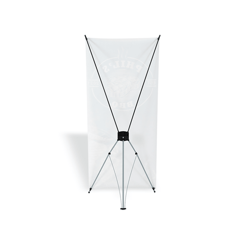 Custom X-Stand Display Banner