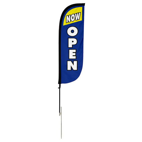 Now Open Feather Flag