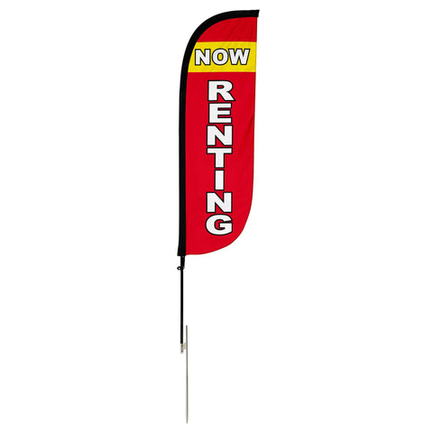 Now Renting Feather Flag