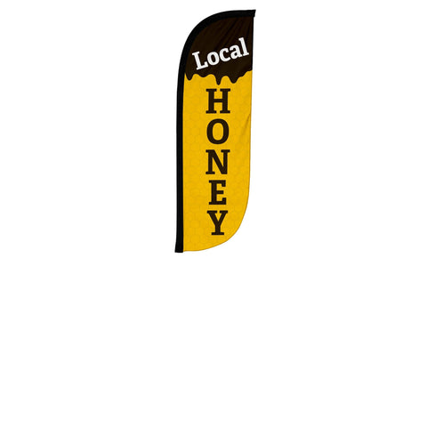Local Honey Feather Flag