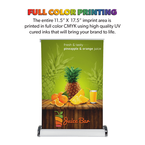 Custom Tabletop Retractable Banner