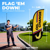 Image of 8ft Oil Change Feather Flag