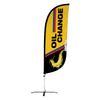 Image of 8ft Oil Change Feather Flag