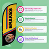 Image of 8ft Brakes Feather Flag