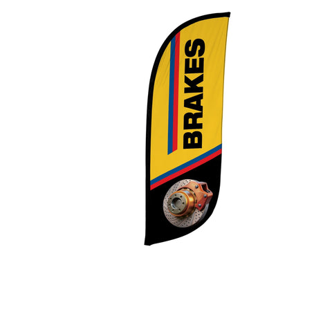 8ft Brakes Feather Flag
