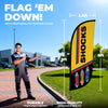 Image of 8ft Shocks Feather Flag
