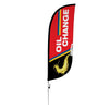 Image of 8ft Oil Change Feather Flag