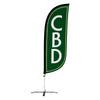 Image of 8ft CBD Feather Flag