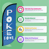 Image of 8ft Poke Bowl Feather Flag