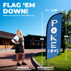 Image of 8ft Poke Bowl Feather Flag