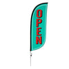 Image of 8ft Vintage Open Feather Flag
