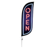 Image of 8ft Neon Open Feather Flag