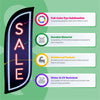 Image of 8ft Neon Sale Feather Flag