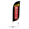 Image of 8ft Vintage Live Music Feather Flag
