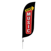 Image of 8ft Vintage Live Music Feather Flag