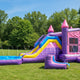14'H 5in1 Super Combo Princess Marble PLUS (Pool + Stopper) by Happy Jump