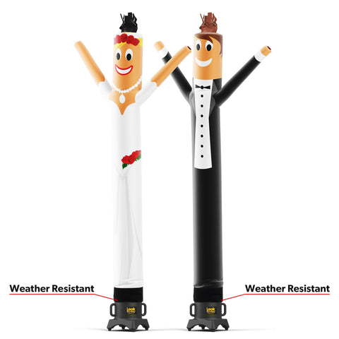 Bride & Groom Air Dancers® Inflatable Tube Man Character Sets