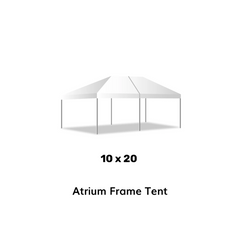 10x20 White Frame Party Tent for Sale