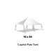 10x20 White Pole Party Tent for Sale