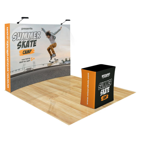 Curved Pop Up Trade Show Display