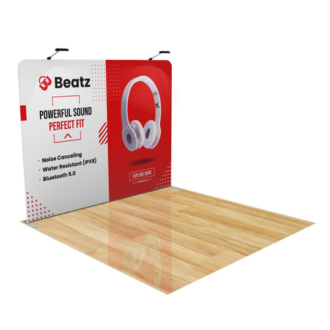 Trade Show Display with Tension Fabric Backdrop