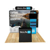 Image of Trade Show Display with Waterfall Shelving