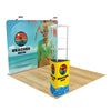 Image of Trade Show Display with Triangle Shelving