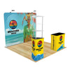 Image of Trade Show Display with Triangle Shelving