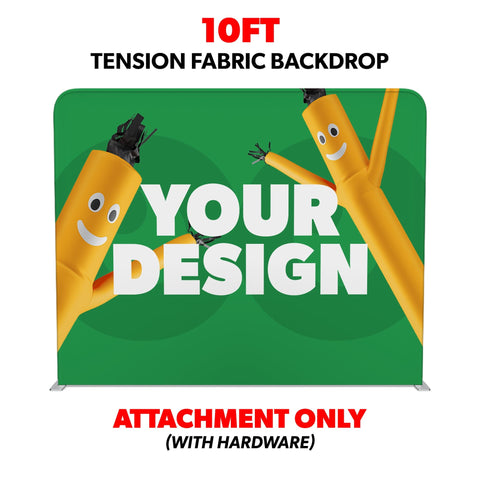 Custom 10ft Trade Show Display with Table Cover