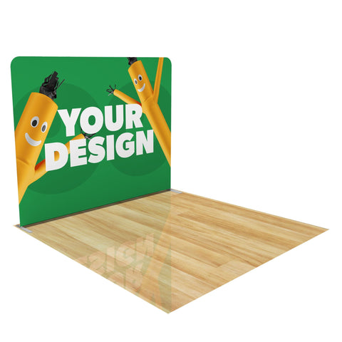 Custom 10ft Trade Show Display with Table Cover