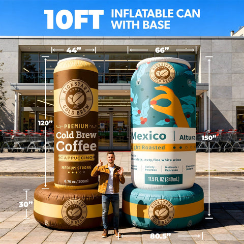 Custom Giant Inflatable Can w/ Base