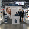 Image of Custom 10ft Trade Show Booth with Media Stand