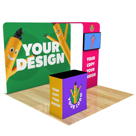 Custom 10ft Trade Show Display with Archway