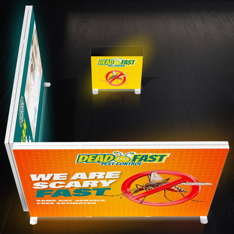 Backlit Trade Show Booth SEG Corner