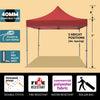 Image of 10' x 10' 40mm Speedy Pop-up Party Tent - Red